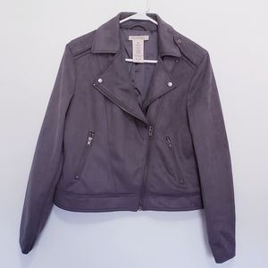 Philosophy Women's Faux Suede Moto Jacket